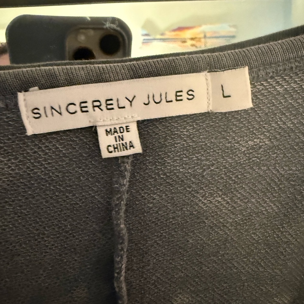 Sincerely Jules Gray Women's Pants - Charcoal Knit